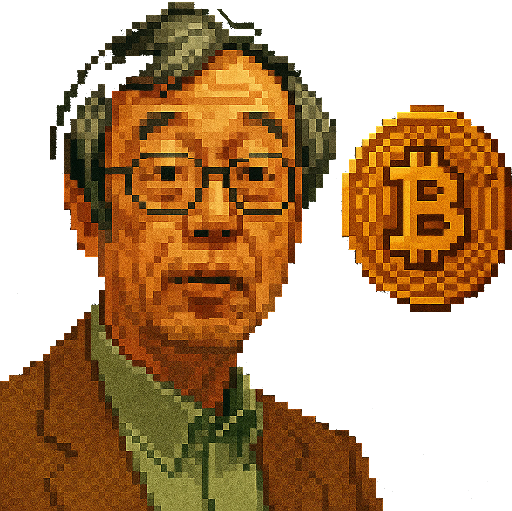 Satoshi Nakamoto Pixel Art